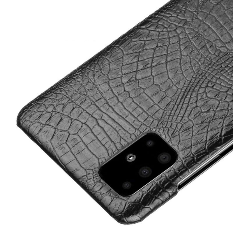 Κάλυμμα Samsung Galaxy A51 Μαύρο Εφέ Δέρματος Κροκόδειλου