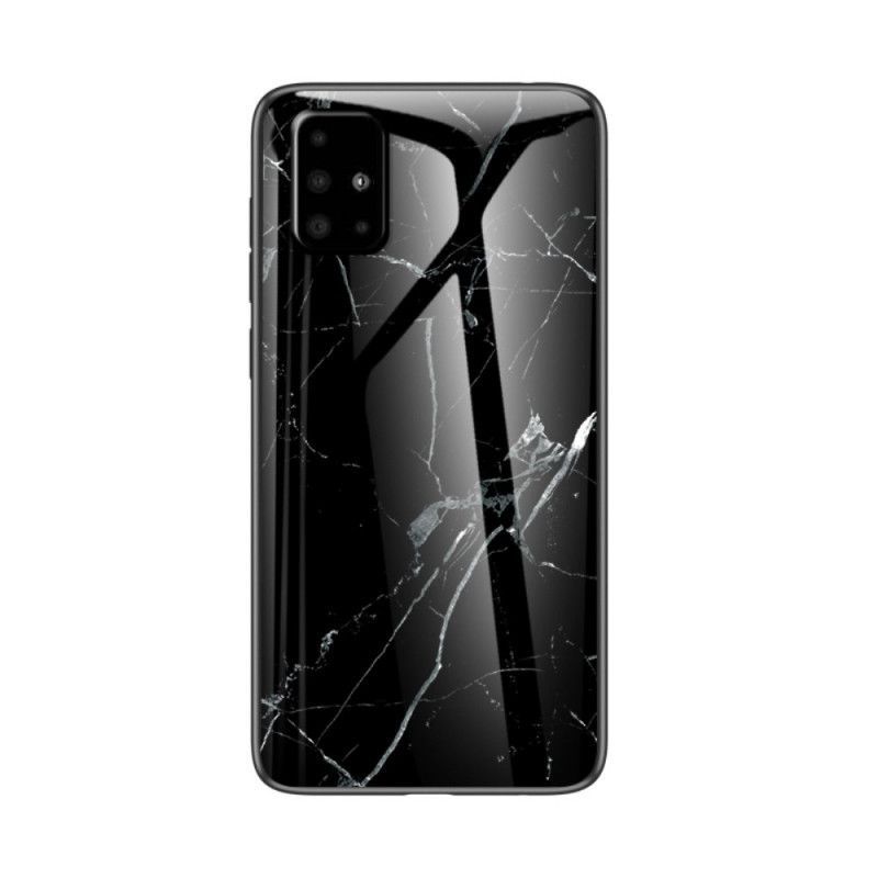 Κάλυμμα Samsung Galaxy A51 Μαύρο Γυαλισμένο Μάρμαρο Πρωτότυπος