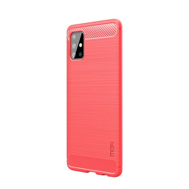 Κάλυμμα Samsung Galaxy A51 Μαύρο Μόφι Βουρτσισμένο Ανθρακόνημα