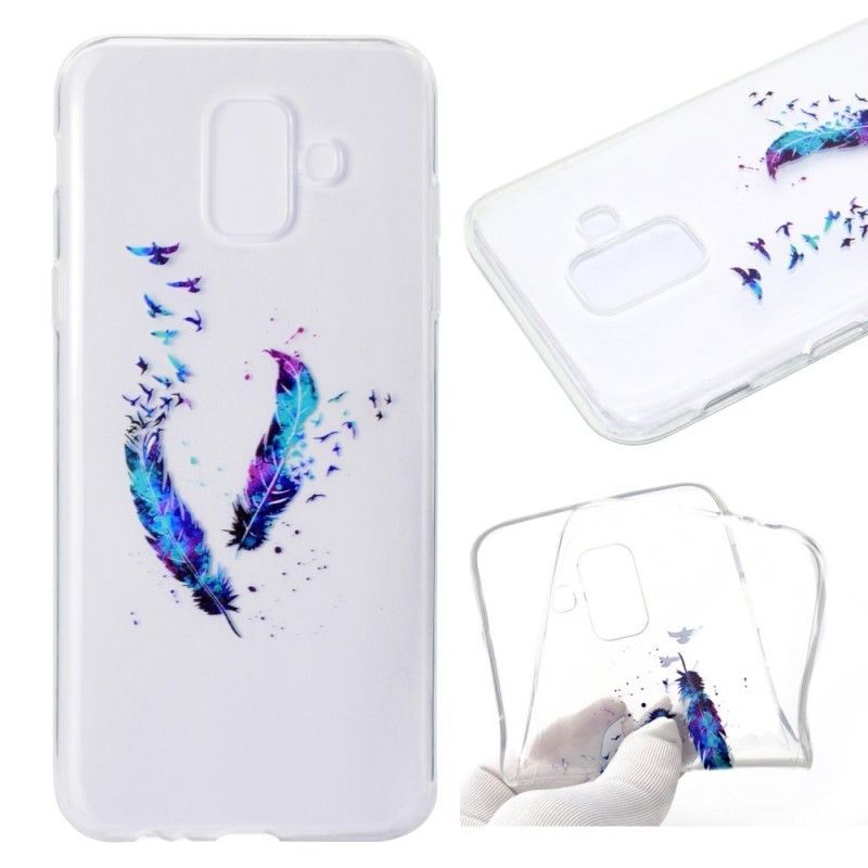 Κάλυμμα Samsung Galaxy A6 Διαφανή Φτερά Πρωτότυπος