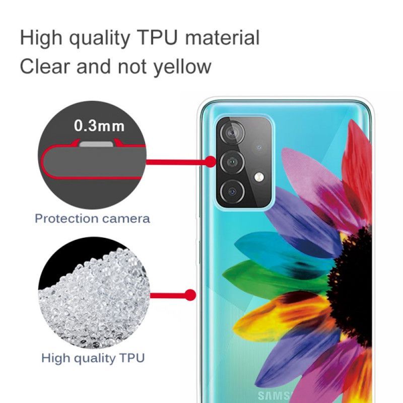 Κάλυμμα Samsung Galaxy A72 4G / A72 5G Θήκες Κινητών Πολύχρωμο Λουλούδι