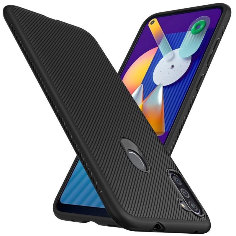 Κάλυμμα Samsung Galaxy M11 Μαύρο Τζαζ Σειρά Twill