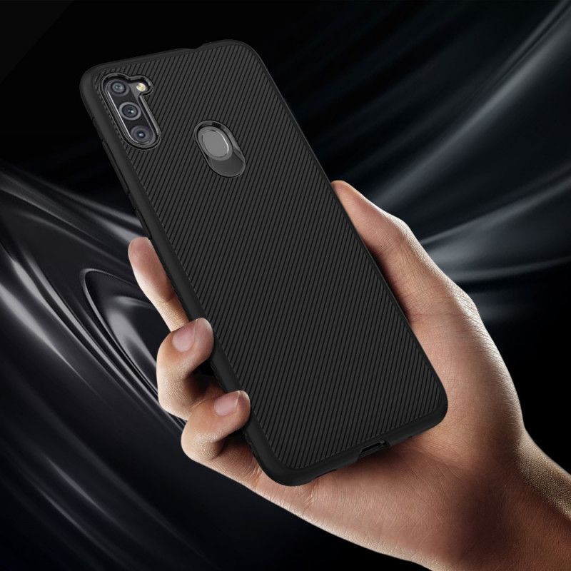 Κάλυμμα Samsung Galaxy M11 Μαύρο Τζαζ Σειρά Twill