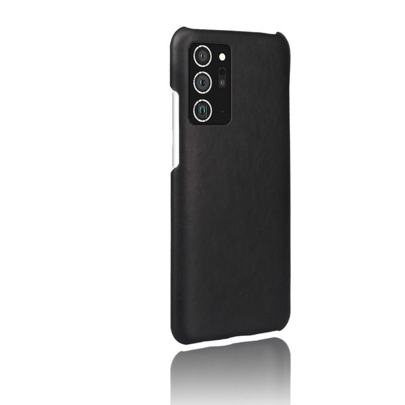 Κάλυμμα Samsung Galaxy Note 20 Μαύρο Ksq Δερμάτινο Εφέ