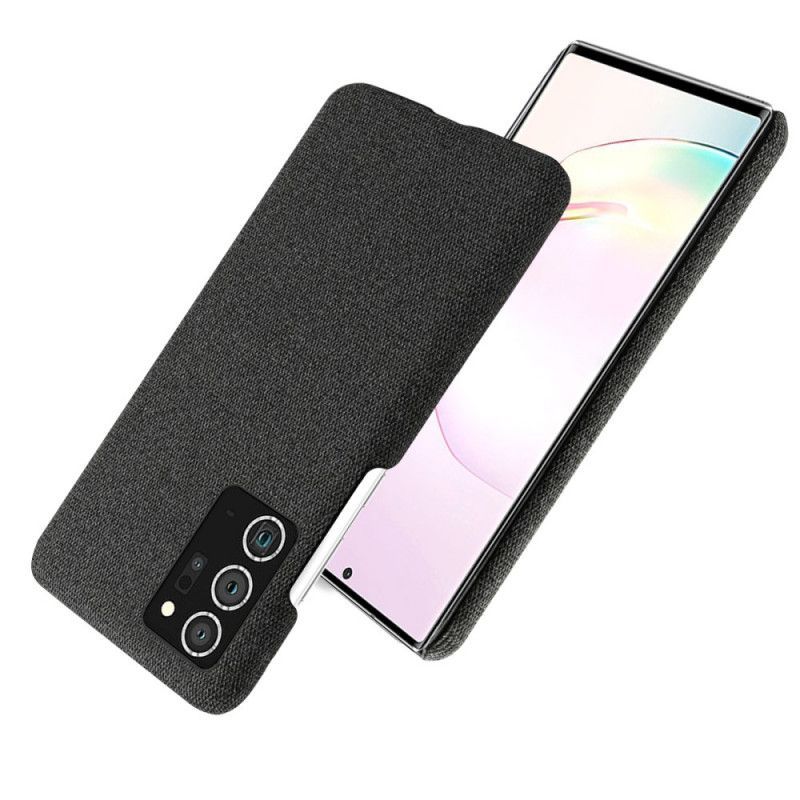 Κάλυμμα Samsung Galaxy Note 20 Ultra Μαύρο Ksq Υφή Υφάσματος