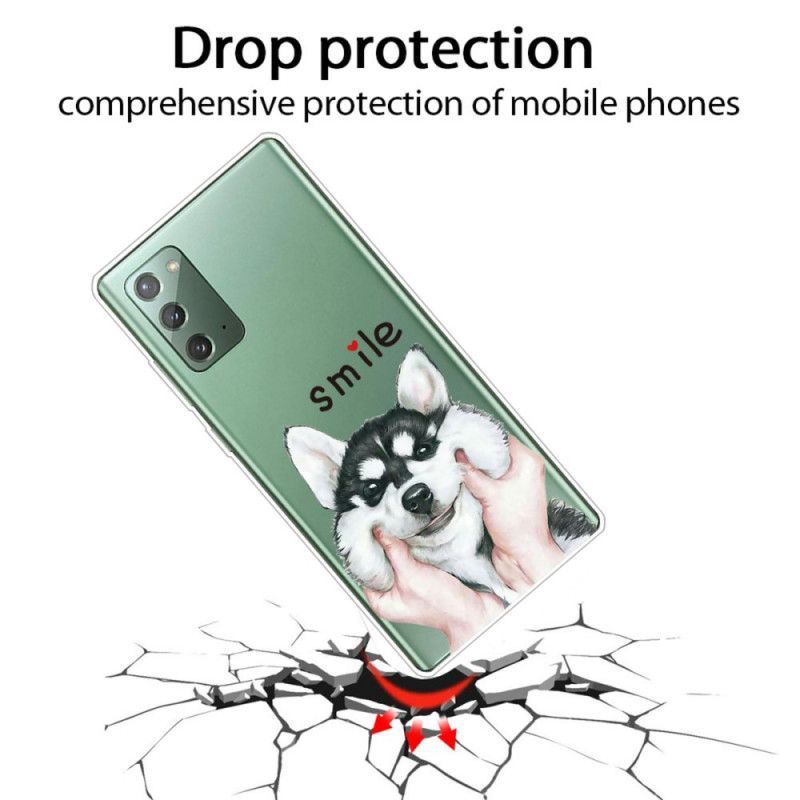 Κάλυμμα Samsung Galaxy Note 20 Χαμογελαστό Σκυλί
