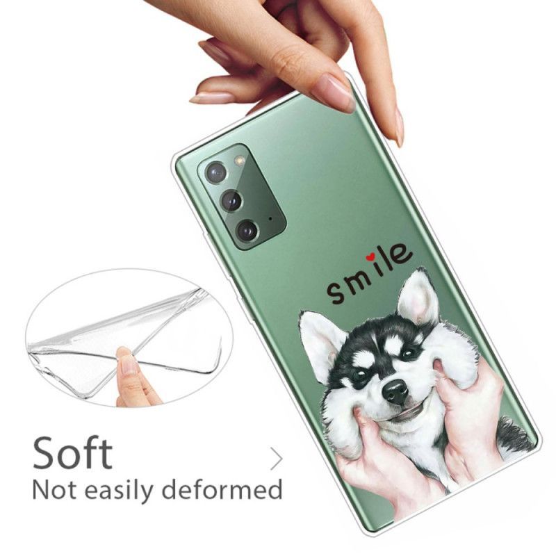 Κάλυμμα Samsung Galaxy Note 20 Χαμογελαστό Σκυλί