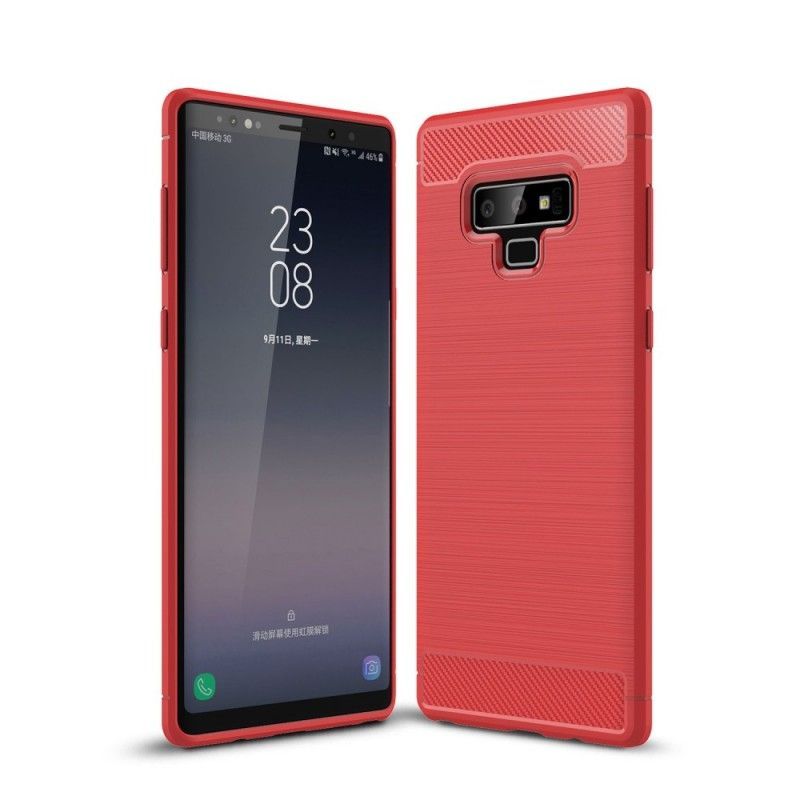 Κάλυμμα Samsung Galaxy Note 9 Μαύρο Βουρτσισμένη Ίνα Άνθρακα