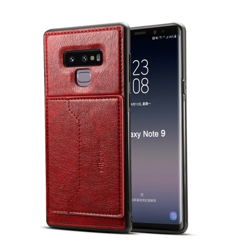 Κάλυμμα Samsung Galaxy Note 9 Μαύρο Κάτοχος Κάρτας Ultra Support