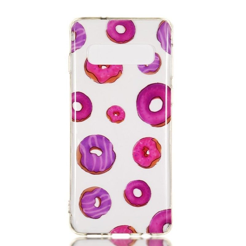 Κάλυμμα Samsung Galaxy S10 Λάτρης Των Ντόνατ σιλικόνης