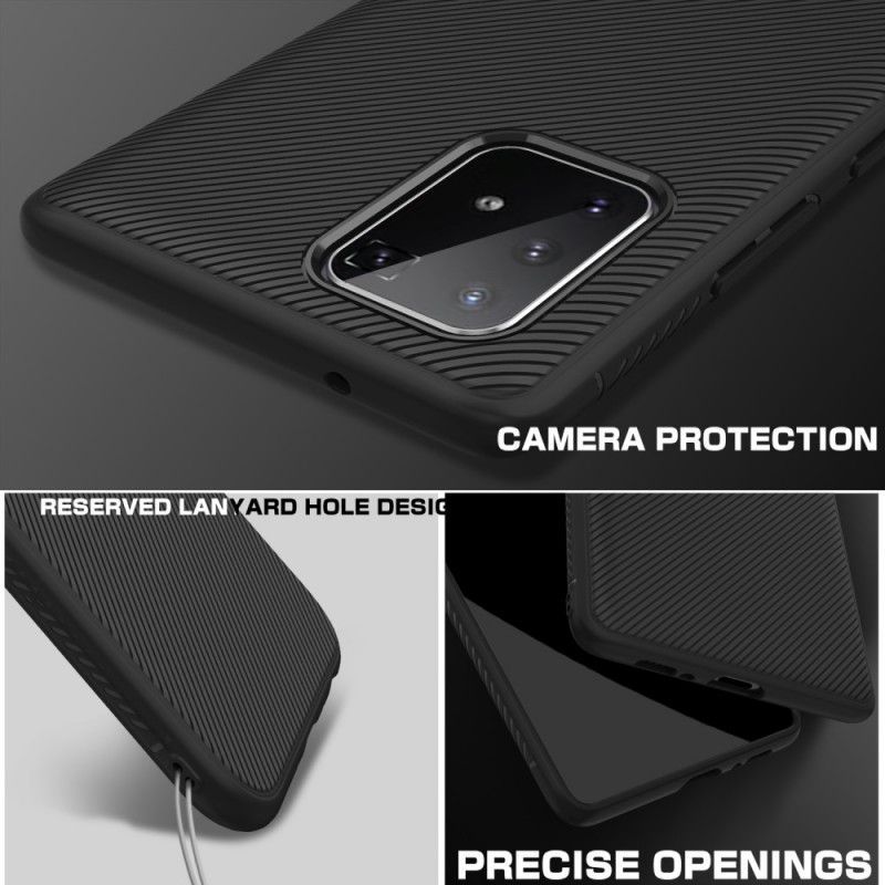Κάλυμμα Samsung Galaxy S10 Lite Μαύρο Τζαζ Σειρά Twill