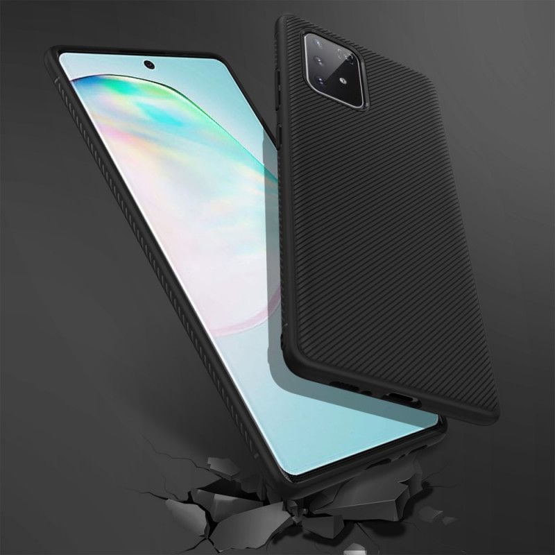 Κάλυμμα Samsung Galaxy S10 Lite Μαύρο Τζαζ Σειρά Twill