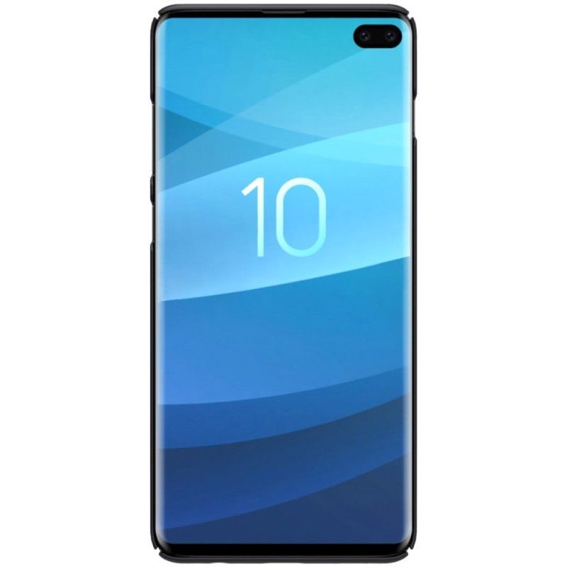 Κάλυμμα Samsung Galaxy S10 Plus Μαύρο Σκληρό Παγωμένο Νίλκιν