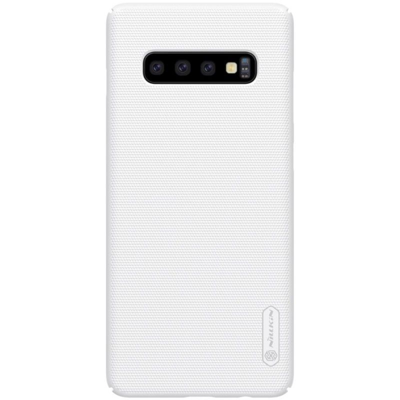 Κάλυμμα Samsung Galaxy S10 Plus Μαύρο Σκληρό Παγωμένο Νίλκιν