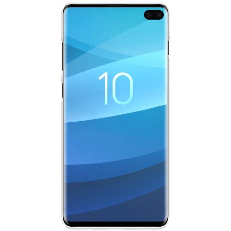 Κάλυμμα Samsung Galaxy S10 Plus Μαύρο Σκληρό Παγωμένο Νίλκιν