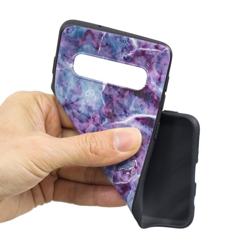 Κάλυμμα Samsung Galaxy S10 Θήκες Κινητών Μωβ Μάρμαρο