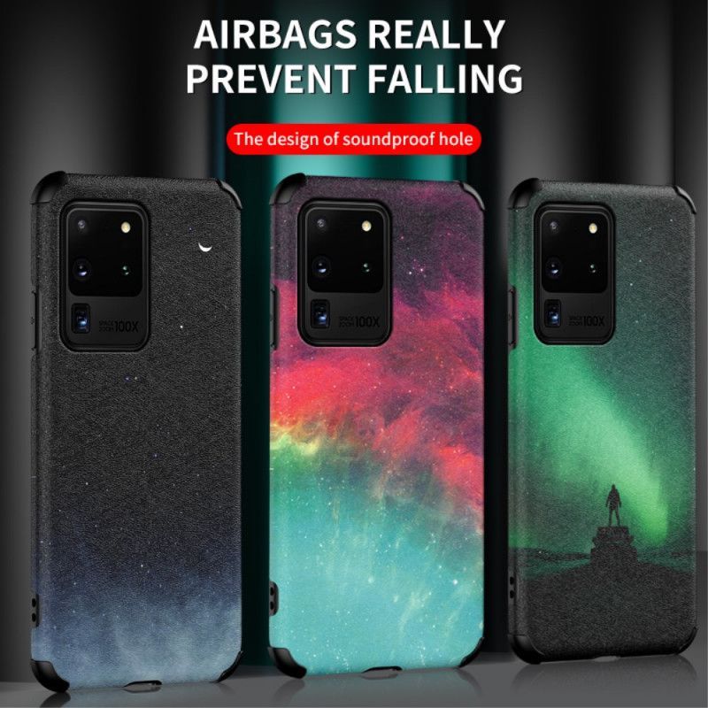 Κάλυμμα Samsung Galaxy S20 Ultra Κόκκινο Μεταξωτό Δέρμα