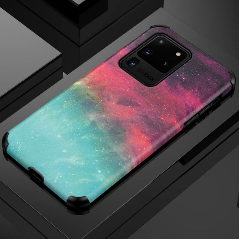 Κάλυμμα Samsung Galaxy S20 Ultra Κόκκινο Μεταξωτό Δέρμα