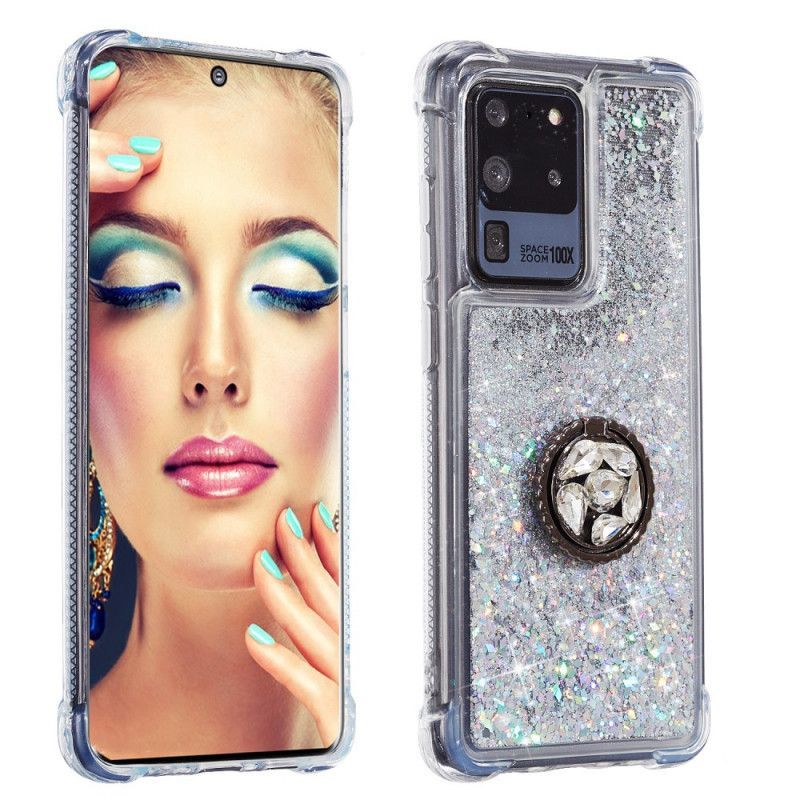 Κάλυμμα Samsung Galaxy S20 Ultra Κόκκινο Πούλιες Με Κρίκο