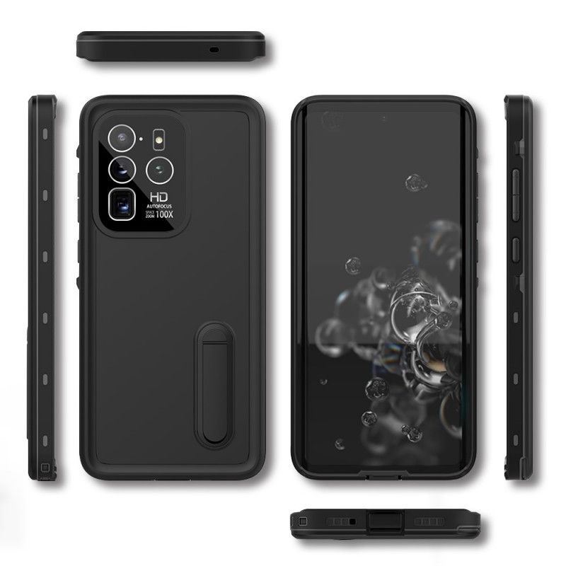 Κάλυμμα Samsung Galaxy S20 Ultra Μαύρο Αδιάβροχη Κόκκινη Πιπεριά