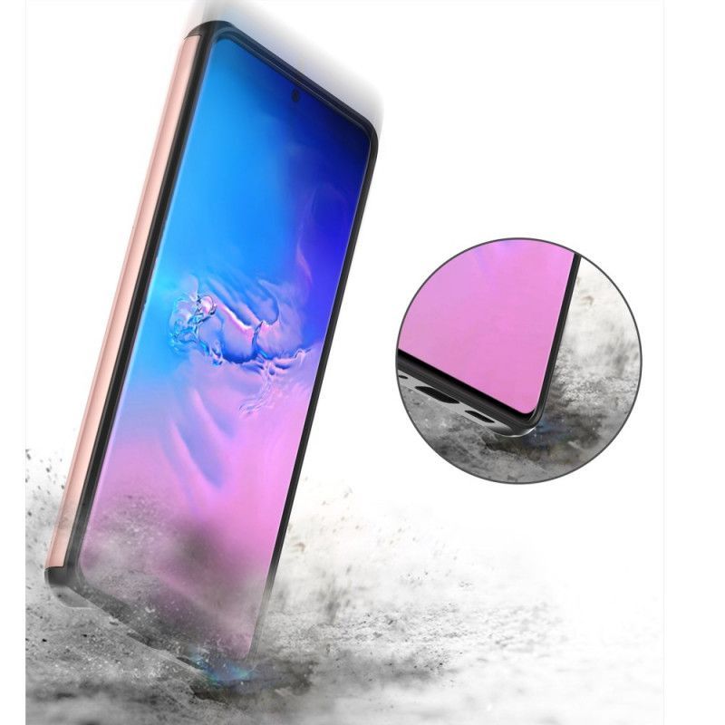 Κάλυμμα Samsung Galaxy S20 Ultra Μαύρο Άκαμπτη Φανταχτερή Θήκη Κάρτας