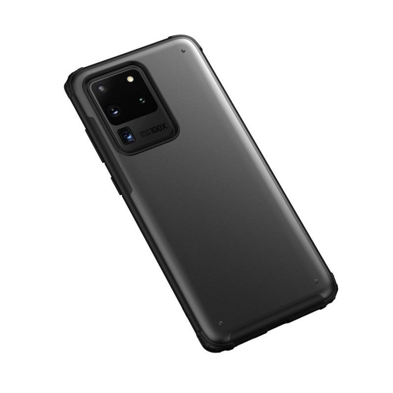 Κάλυμμα Samsung Galaxy S20 Ultra Μαύρο Υβριδικές Ενισχυμένες Γωνίες σιλικόνης