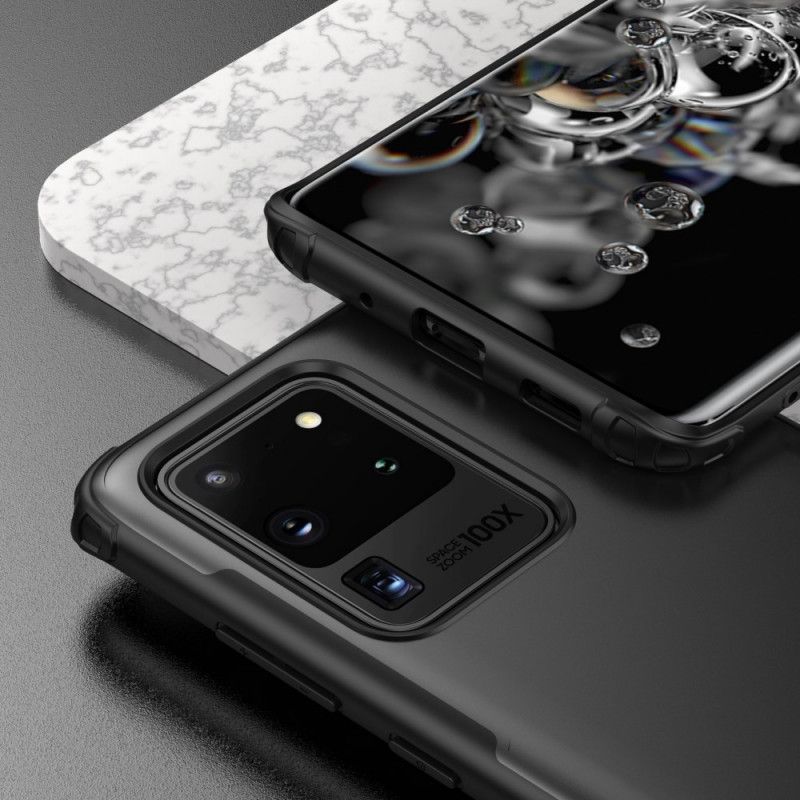 Κάλυμμα Samsung Galaxy S20 Ultra Μαύρο Υβριδικές Ενισχυμένες Γωνίες σιλικόνης