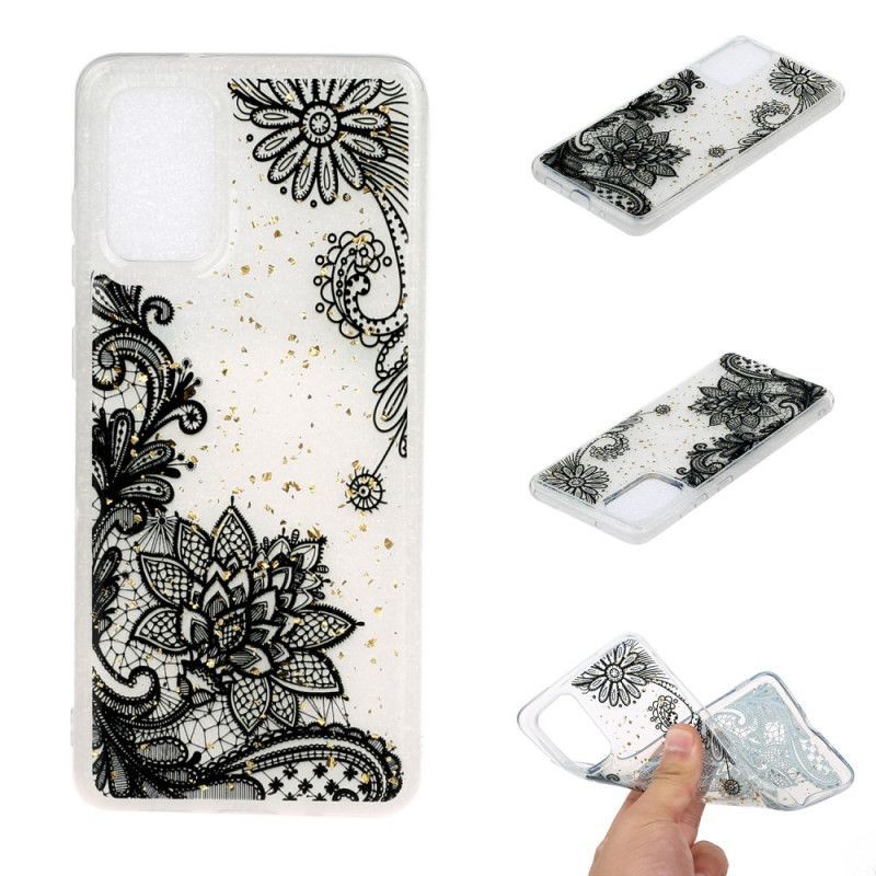 Κάλυμμα Samsung Galaxy S20 Ultra Θήκες Κινητών Δαντέλα Και Χρυσόσκονη