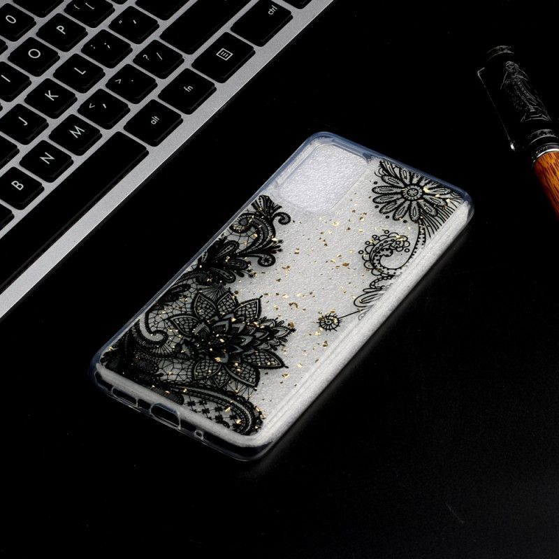Κάλυμμα Samsung Galaxy S20 Ultra Θήκες Κινητών Δαντέλα Και Χρυσόσκονη