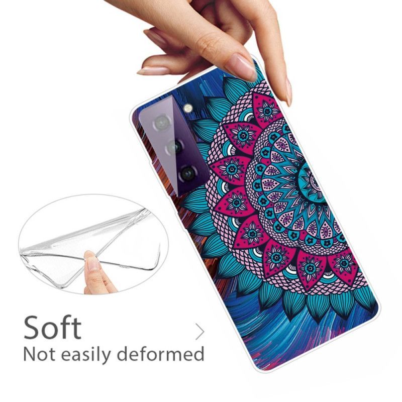 Κάλυμμα Samsung Galaxy S21 5G Χρωματιστή Μάνταλα