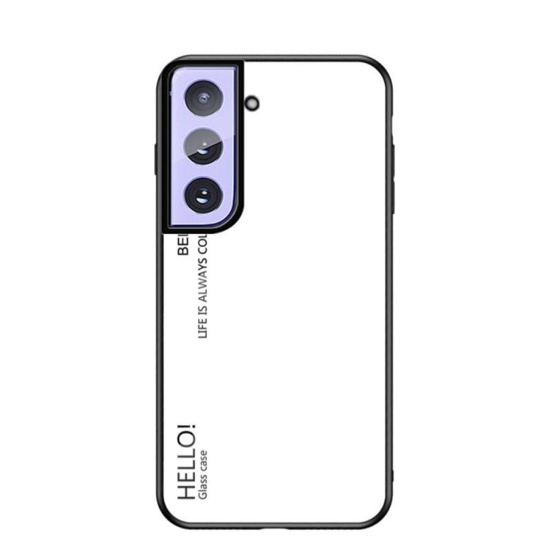Κάλυμμα Samsung Galaxy S21 Plus 5G Μαύρο Γεια Σου Σκληρυμένο Γυαλί