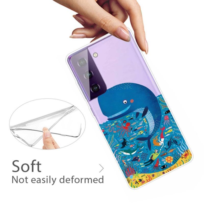 Κάλυμμα Samsung Galaxy S21 Plus 5G Θήκες Κινητών Θαλάσσιος Κόσμος