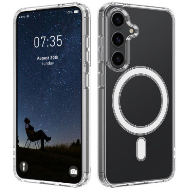 Κάλυμμα Samsung Galaxy S25 5g Διαφανές Συμβατό Με Magsafe