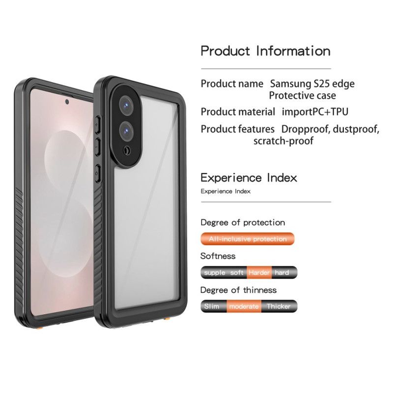 Κάλυμμα Samsung Galaxy S25 5g Edge Αδιάβροχη Και Αντικραδασμική Redpepper