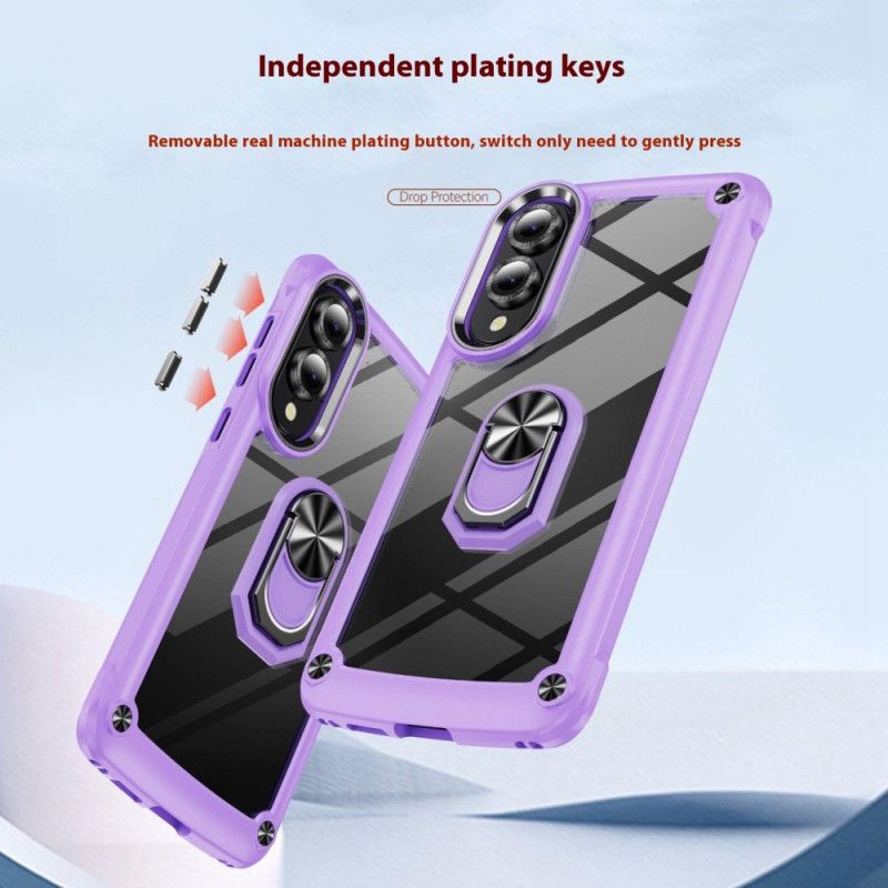 Κάλυμμα Samsung Galaxy S25 5g Edge Ανθεκτική Με Βάση Hands-free Σιλικόνης