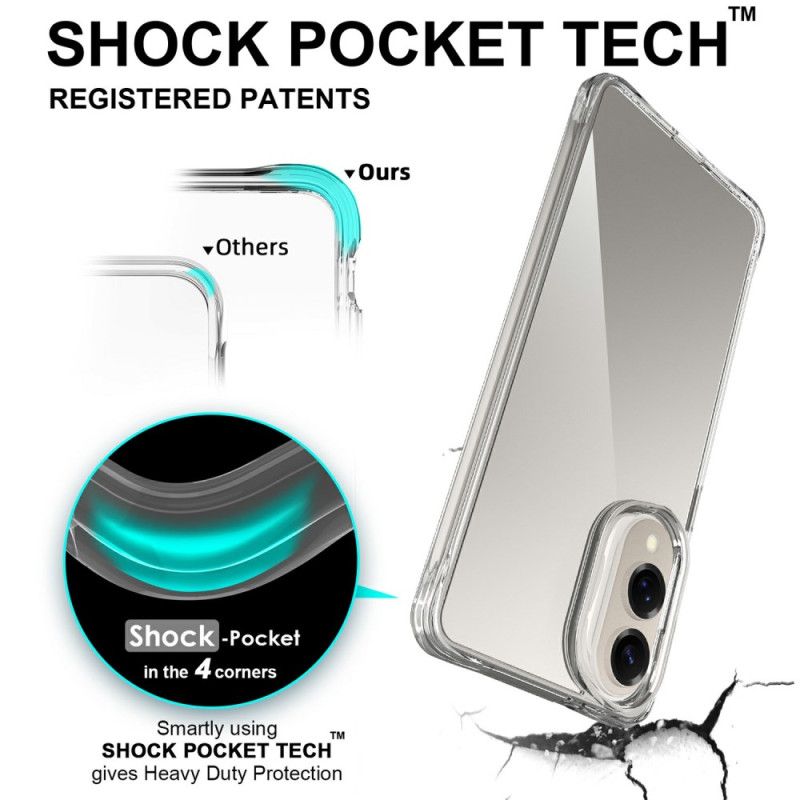 Κάλυμμα Samsung Galaxy S25 5g Edge Ενισχυμένο Διαφανές Σιλικόνης