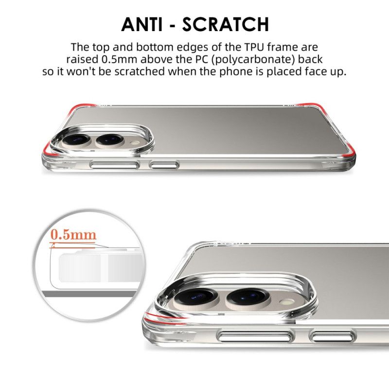 Κάλυμμα Samsung Galaxy S25 5g Edge Ενισχυμένο Διαφανές Σιλικόνης