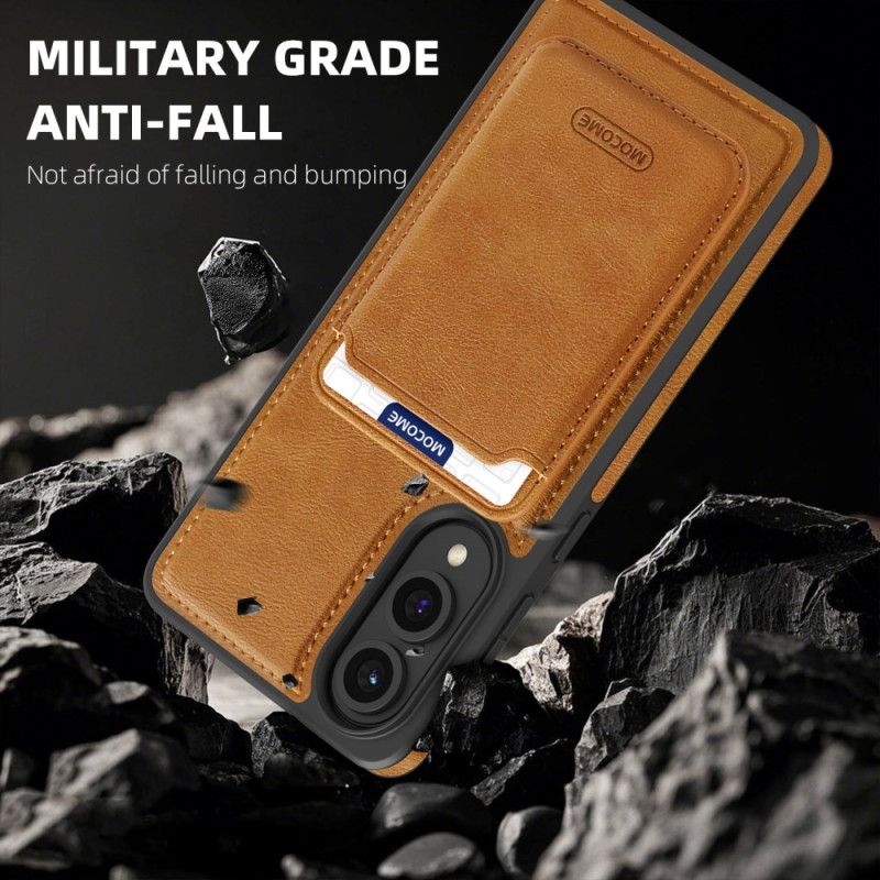 Κάλυμμα Samsung Galaxy S25 5g Edge Μαγνητική Με Αποσπώμενη Θήκη Καρτών Σιλικόνης