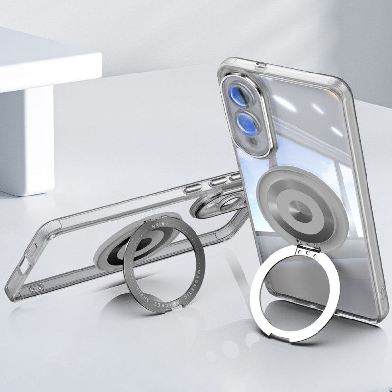 Κάλυμμα Samsung Galaxy S25 5g Edge Περιστρεφόμενη Βάση Και Προστατευτικό Φακού