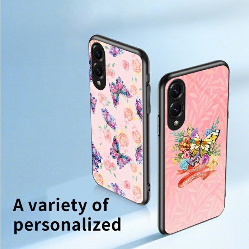 Κάλυμμα Samsung Galaxy S25 5g Edge Πεταλούδα Από Σκληρυμένο Γυαλί