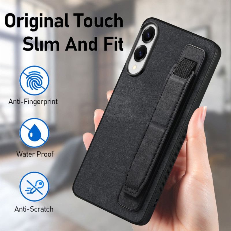 Κάλυμμα Samsung Galaxy S25 5g Edge Ρετρό Στυλ Με Λουράκι Βάσης