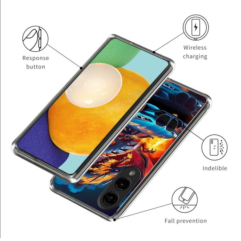 Κάλυμμα Samsung Galaxy S25 5g Edge Σπορ Αυτοκίνητο Δράκου
