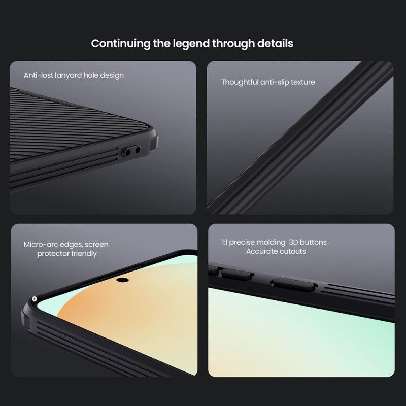 Κάλυμμα Samsung Galaxy S25 5g Edge Θήκες Κινητών Camshield Pro Με Συρόμενο Κάλυμμα Κάμερας Nillkin