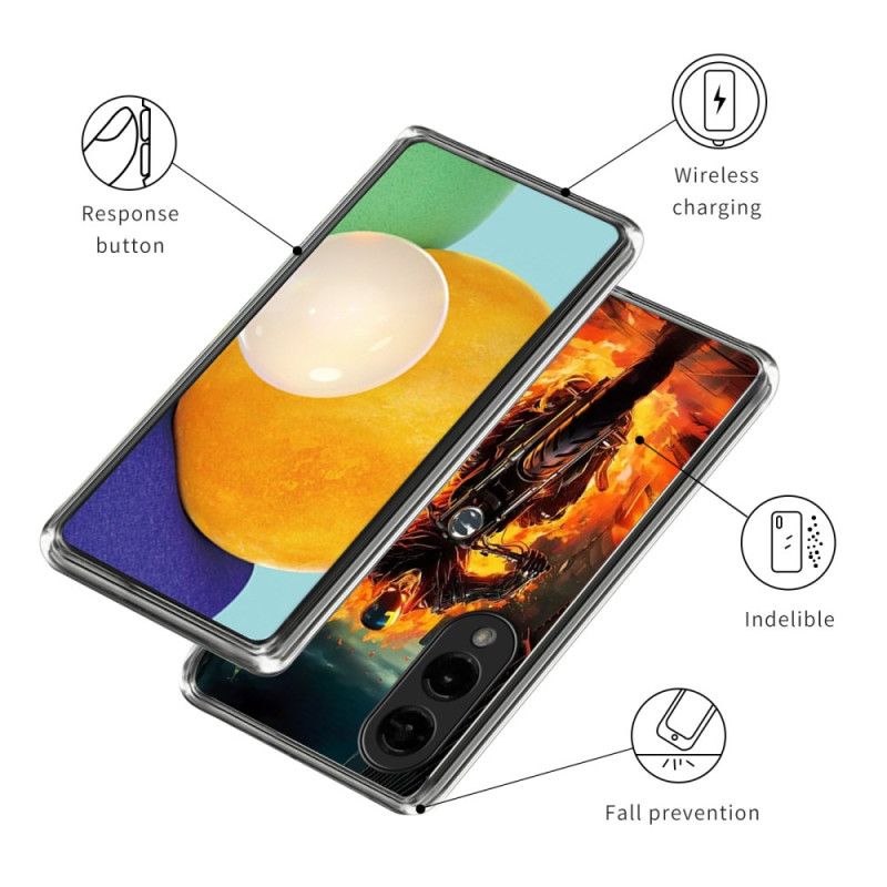 Κάλυμμα Samsung Galaxy S25 5g Edge Θήκες Κινητών Ιππότης Της Φλόγας
