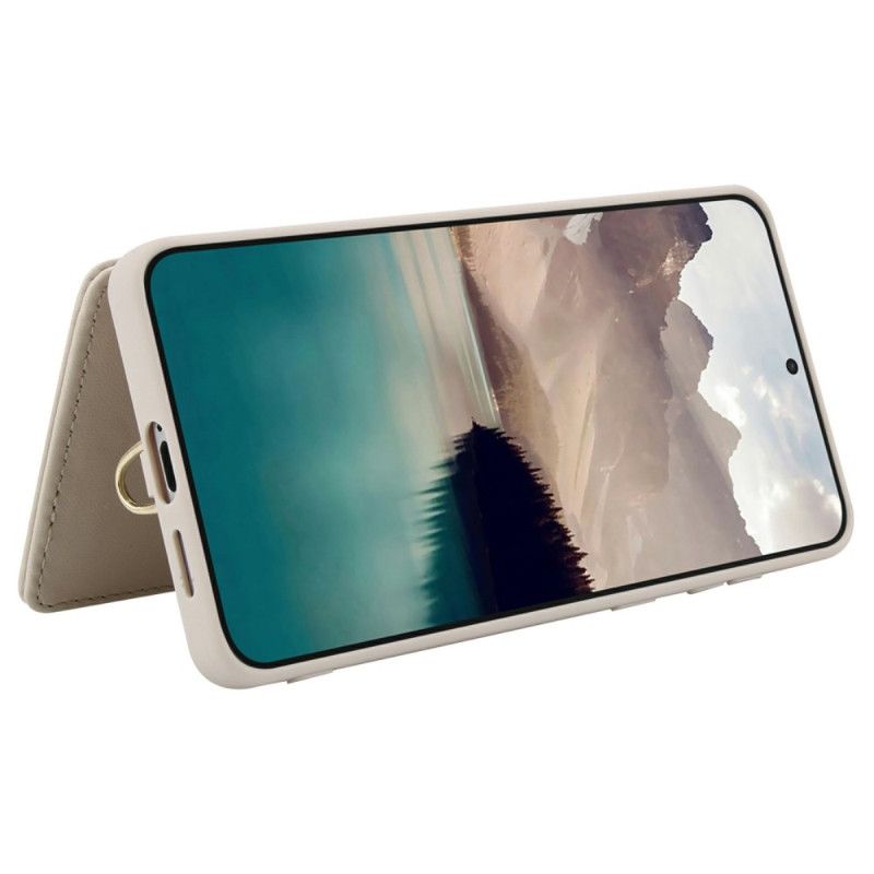 Κάλυμμα Samsung Galaxy S25 5g Edge Θήκη Καρτών Με Κορδόνι Σε Σχήμα Λουλουδιού