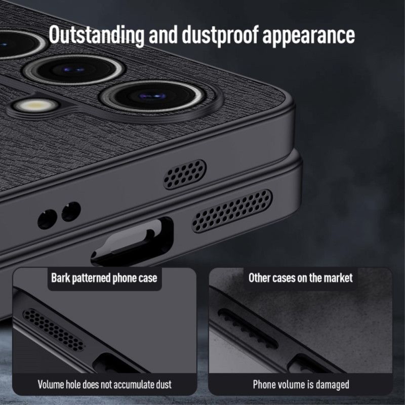 Κάλυμμα Samsung Galaxy S25 5g Εφέ Ξύλου Σιλικόνης