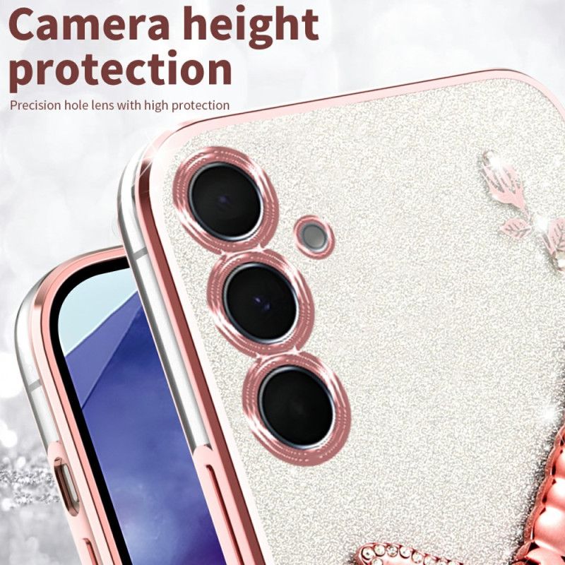 Κάλυμμα Samsung Galaxy S25 5g Με Βάση Kadem Με Λιβελούλα