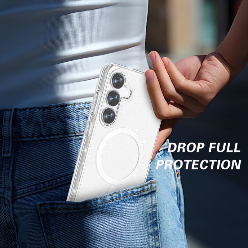 Κάλυμμα Samsung Galaxy S25 5g Συμβατή Με Glitter Back Magsafe