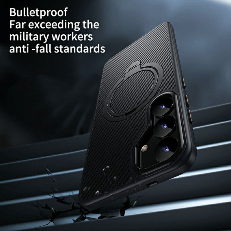 Κάλυμμα Samsung Galaxy S25 5g Συμβατό Με Magsafe Με Θήκη Δαχτυλιδιού