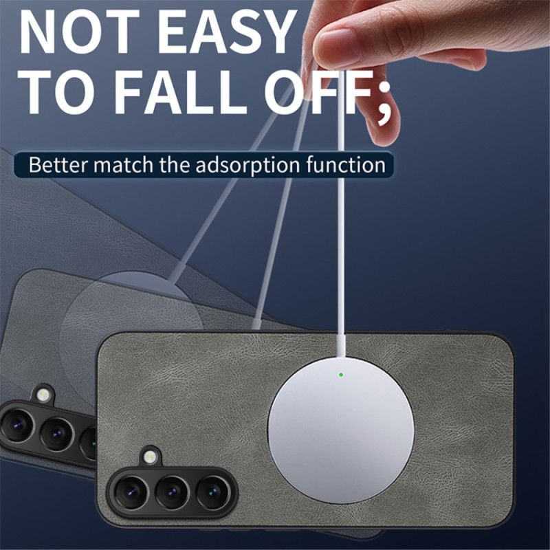 Κάλυμμα Samsung Galaxy S25 Fe Εφέ Δερμάτινου Nappa Magsafe